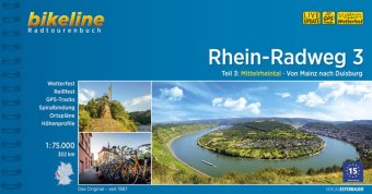 Bikeline Radtourenbuch Rhein-Radweg. Tl.3