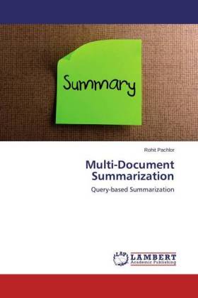 Multi-Document Summarization
