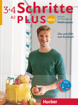 Schritte plus Neu - Medienpaket, CDs und DVD zum Kursbuch. Bd.3+4