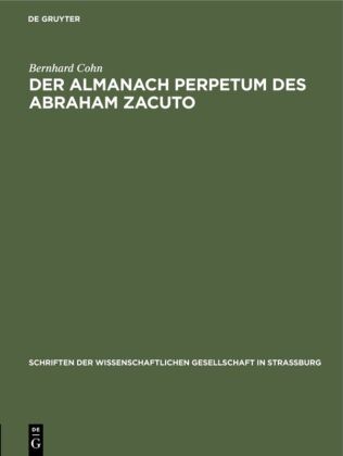 Der Almanach perpetum des Abraham Zacuto